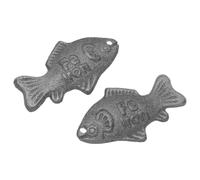 SECFOU Pescado de Hierro Fundido para Cocinar Natural, Herramienta Vegana Rica en Hierro para Sopas y Bebidas, Adecuado para Deportistas y Recuperación de Anemia