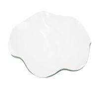 SECFOU Plato Calentador de Vidrio para Aceite Esencial y Cera, Protector de Mesa Superficie Lisa, Adecuado para Aromaterapia y Catering
