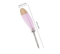 SECFOU Plumas Estilográficas Vintage con Tintero Pluma de Caligrafía Antigua de Alta Absorción para Escritura y Práctica Kit de Papelería Elegante para Principiantes y Aficionados