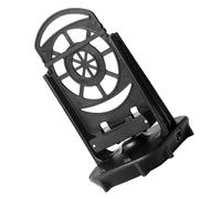 SECFOU Podómetro Oscilante para Teléfono Negro Doble Soporte y Cojinete Silencioso, Contador de Pasos Automático Compacto para Móvil, Accesorio para Uso Diario en Escritorio