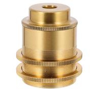 SECFOU Portalámparas E27 de Aluminio sin Interior, Base para Bombilla de Luz, Adaptador de Portalámparas Exterior, Accesorio para Lámpara Colgante Vintage, 1 Unidad, Compatible