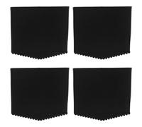 SECFOU Protector de Pies de Goma para Escalera Plegable, 4 Piezas, Antideslizante y Resistente para Trabajo de Construcción y Tareas de Ingeniería Eléctrica