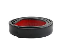 SECFOU Protector de Rueda de Coche de Goma Negra Tira Anticolisión de Fibra de Carbono, Fácil de Usar para Evitar Arañazos y Daños Ceja de Rueda