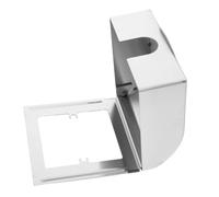 SECFOU Protector Módulo Interruptor Enchufe de para Inoxidable Acero Tipo 86, Panel Moderno de 1 Resistente al Agua y Anti Cortocircuitos para Cocina y Baño