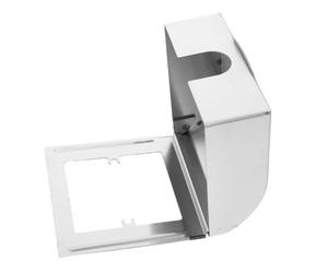 SECFOU Protector Módulo Interruptor Enchufe de para Inoxidable Acero Tipo 86, Panel Moderno de 1 Resistente al Agua y Anti Cortocircuitos para Cocina y Baño