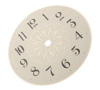 SECFOU Reloj de Pared Reemplazo de la Esfera del Reloj de Pared Placa de cuadrante Redonda de Hierro con Bordes Suaves para Bricolaje y Manualidades de Reloj