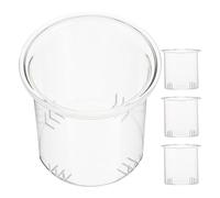 SECFOU Repuesto de Colador para Tetera de Vidrio 600 Ml Infusor de Té Desmontable y Ajuste Estable para Uso Diario en Oficina y Hogar Paquete de 4 Piezas