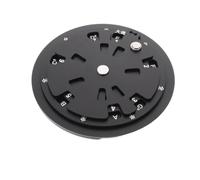 SECFOU Rueda de Acordes para Guitarra Portátil de Aleación de Aluminio Marcas Claras, Herramienta Práctica para Educación Musical y Lecciones para Principiantes y Avanzados