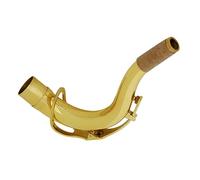 SECFOU Saxofón Tenor Curvado Cuello De Repuesto De Acabado De Accesorio Para Saxofonistas Mejora La Proyección Del Sonido y Acceso Notas Altas