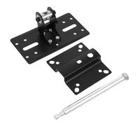 SECFOU Soporte de Altavoces de Pared Ajustable en Hierro Resistente Negro, Bastidor Giratorio para Altavoz, Montaje Estable para Sala, Cocina y Dormitorio, Accesorio de Audio