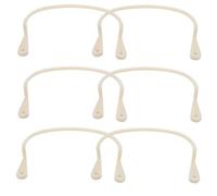 SECFOU Soporte para Bolsillos de Red de Billar, Fijador de Troneras para Mesa de Billar, Accesorio de Plástico Blanco para Soporte de Bolsa, Compatible Snooker y Mesa de Pool
