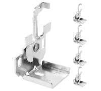 SECFOU Soportes para Persianas Horizontales de Metal Diseño Elegante y Minimalista 5 Piezas Fácil Instalación y Prevención de Movimiento Hogar