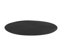 SECFOU Tablero Redondo de Estudio Fotográfico de PVC Negro con Superficie Reflectante para Joyería y Productos, Reduce Movimientos para Tomas Detalladas en Mesa