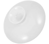 SECFOU Tapa de Cerámica de Color Blanco para Taza de Té 8,2 Cm, Repuesto para Tetera, Cubierta Resistente al Polvo, Accesorio Práctico para Uso Doméstico y Servicio de Té