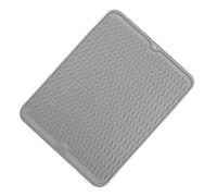 SECFOU Tapete de Silicona Esterilla Antideslizante Ligero y Conveniente para Secar Platos para Utensilios y Cuencos en Encimera de Cocina