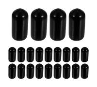 SECFOU Tapones Antipolvo para Picos Vertedores de Plástico Negros, Calibre 6,5 Mm, 150 Piezas, Cubiertas Protectoras para Botellas de Licor y Aceite, Accesorio Práctico para Cocina, Bar