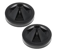 SECFOU Tapones de Drenaje de Goma Negro para Triturador de Residuos de Alimentos, 2 Piezas Resistentes al Desgaste y Aceite para Uso en Cocina