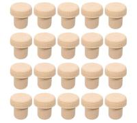 SECFOU Tapones de Vino de Polímero Color Aleatorio para Botellas 20 Piezas Accesorios de Cocina Prácticos Que Previenen Derrames y Son Fáciles de Almacenar Hogar