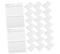 SECFOU Tarjetas de Recetas Familiares de Papel Kraft 50 Piezas 4x6 Pulgadas Cartulina Resistente para Planificación de Comidas y Notas de Cocina Organizadora para Chefs Caseros