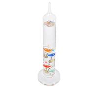 SECFOU Termómetro Galileo de Vidrio Bolas de Colores para Decoración de Oficina y Hogar, Indicador Flotante de Temperatura para Amantes Ciencia