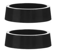 SECFOU Topes de Plástico de Oficina Antideslizantes de Muebles Ruedas para Protectores Negro Reducción de, Pack de 2 Unidades de Suelo para Sillas y