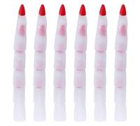 SECFOU Uñas Postizas Halloween 30 Pcs de Plástico, Espeluznantes y Brillantes para Fiestas de Disfraces y Noche Terrorífica