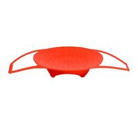 SECFOU Vaporera para Cocinar Alimentos Nutritivos Roja Plegable de Silicona Asas que Conservan Frescura y Fácil de Limpiar, Adecuada para Mariscos y Verduras al Vapor