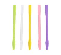 SECFOU Varillas de Silicona para Mezclar Mascarillas Faciales 5piezas, Herramienta Multiusos Pequeña y Ligera para Uso en Casa o Viajes, Aplicación Uniforme Reutilizable Color Aleatorio