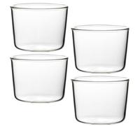 SECFOU Vasos para Postres 200 Ml 4 Piezas, Vasos de Repostería Reciclables Multiusos para Exhibición de Postres, Tazas Prácticas para Bebidas Frías y Buffet en Hogar y Restaurantes