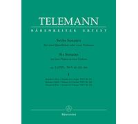 Sechs Sonaten op.2 TWV 40:101-103 für zwei Flöten oder Violinen