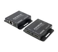 SECO-LARM MVE-AH1E1-01NQ - Extensor HDMI a través de Cat5e/6, soporta resoluciones de 480i a 1080p, operación Plug and Play, 2 x 5 VDC fuentes de alimentación incluidas