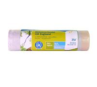 Secolan - 1x20 mülleimerbeutel con zugband 35 l Blanco