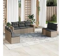 SECOLI Juego de muebles de jardín de ratán, con espacio de almacenamiento, 4 - 12 personas, muchos modelos y colores, incluye cojines extra gruesos, muebles de salón para exteriores, conjunto de