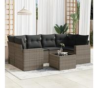 SECOLI Juego de muebles de jardín de ratán con espacio de almacenamiento, 4 - 12 personas, muchos modelos y colores, incluye cojines extra gruesos, muebles de salón para exteriores, conjunto de