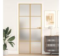 SECOLI Puertas interiores de cristal interior de cristal, juego completo, incluye tirador de puerta, puerta de apartamento, puerta de cristal, puerta de cristal ESG, aluminio para montaje en marco de