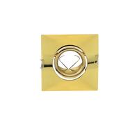 Secom Portalámpara Empotrable Cuadrado Ajustable Casquillo GU10 IP20 10.1x10.1x4cm SECOM