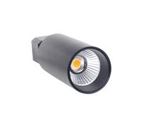 Secom Proyector LED de Carril Klynder Supra 30W 2600lm Orientable Ø8.6x24cm 3000K Negro 30000H SECOM