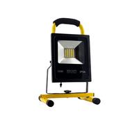Secom Proyector LED Provit Portátil con Batería Recargable 10W 900lm IP54 10x16.5x14.5cm 4000K Negro/Amarillo 5H SECOM