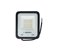 Secom Proyector LED TenkoS2 30W 3000lm IP65 16.3x4x19cm Negro 30000H SECOM
