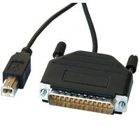 Secomp 12.02.1074 adaptador de cable d-sub 25-pin (db-25) usb 2.0 type
