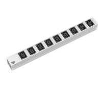 Bachmann - Base 19" 9 Toma iec320 c13 enchufes Negro