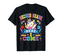 Second Grade Here I Come Unicorn 2nd Grader Back To School Camiseta