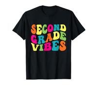 Second Grade Vibes Retro 2nd Grade Teacher 1st Day Of School Camiseta