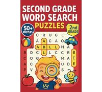 Second Grade Word Search Puzzles: Fun & Engaging Brain Teasers for Kids - Perfect Activity Book for 7-8 Year Olds