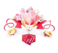 Second Nature Pop Ups Big Hug - Tarjeta de felicitación 3D con texto en inglés Just For You de feliz cumpleaños, POP218V20