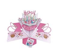 Second Nature - Tarjeta de felicitación de cumpleaños con tarta