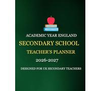 Secondary School Teacher's Planner 2026-2027 UK