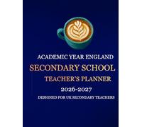 Secondary School Teacher's Planner 2026-2027 UK