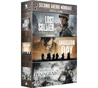 Seconde Guerre Mondiale - Coffret 3 films : Lost Soldier - De l'autre côté du front + Invasion Day + La Bataille de Leningrad [Francia] [DVD]