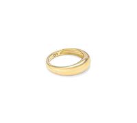 SECRECY. ANILLO Mujer VOLUMEN S DORADO de Plata de Ley con baño en oro de 24K